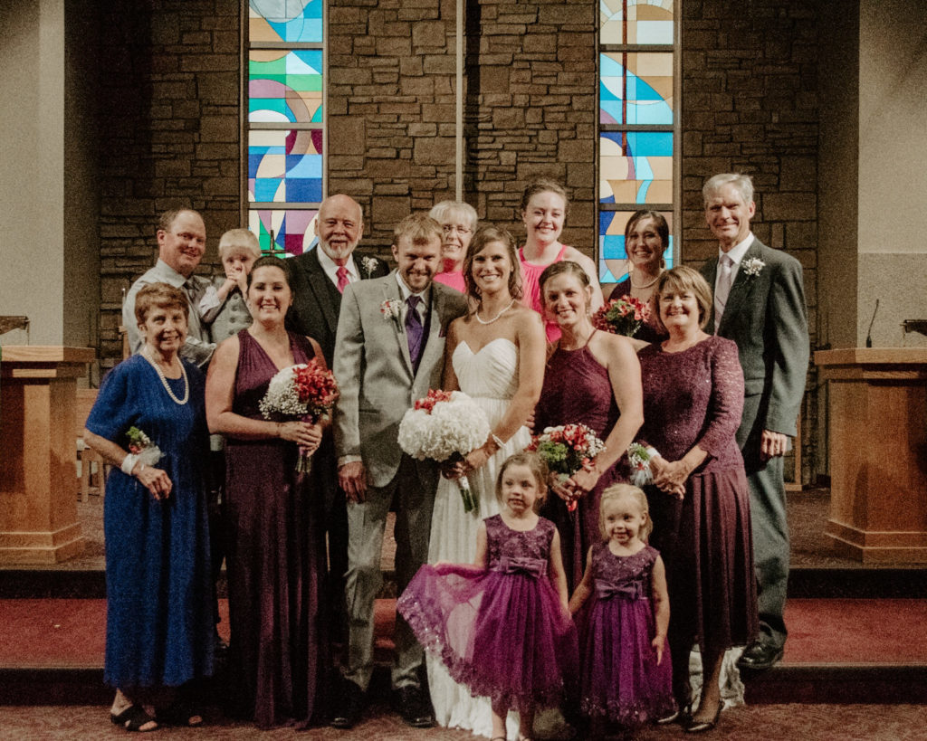 Family at Northern Colorado Wedding
