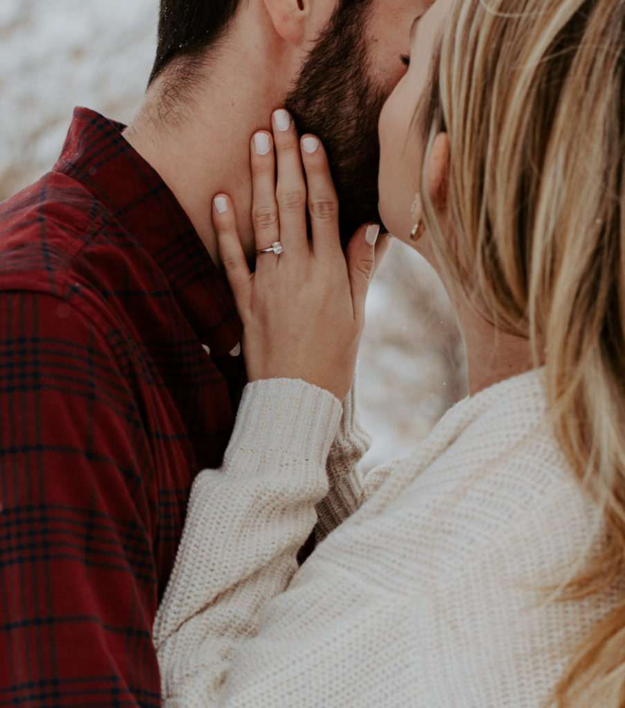 Ring shot in Northern Colorado Engagement Photos