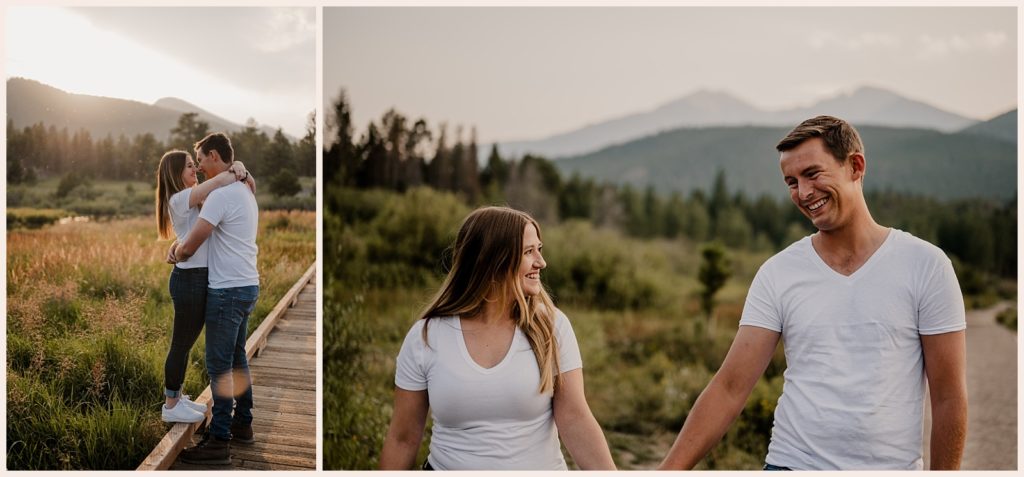 Engagement photo locations in northern Colorado includes Rocky Mountain National Park