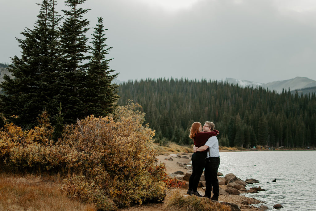 Brainard Lake is one Engagement photo locations in northern Colorado