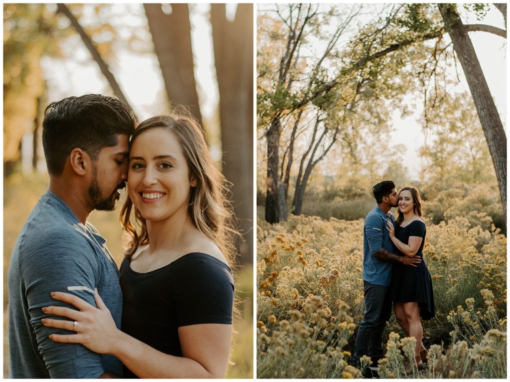 Fall engagement photos in Fort Collins, Colorado