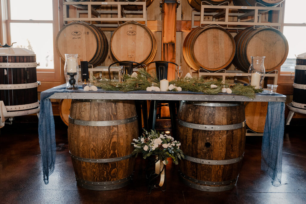 A Nothern Colorado winery wedding venue